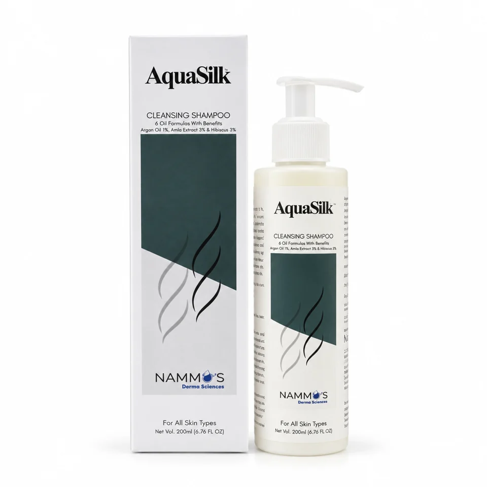 Aquasilk Shampoo product and packaging