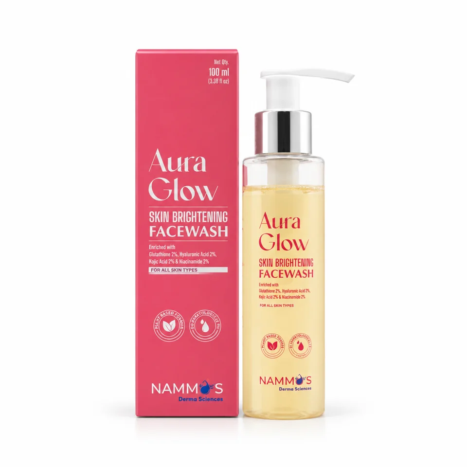 Auraglow Face Wash product and packaging