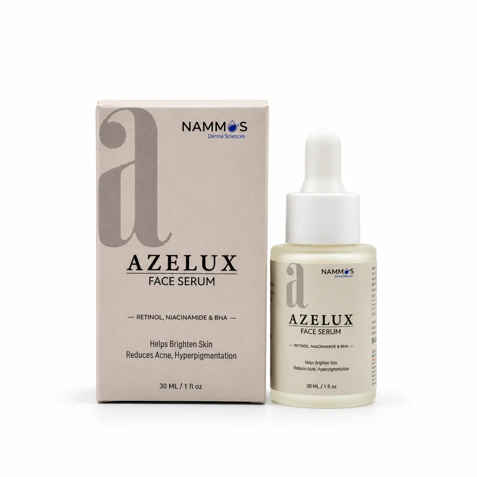 Azelux Face Serum product and packaging
