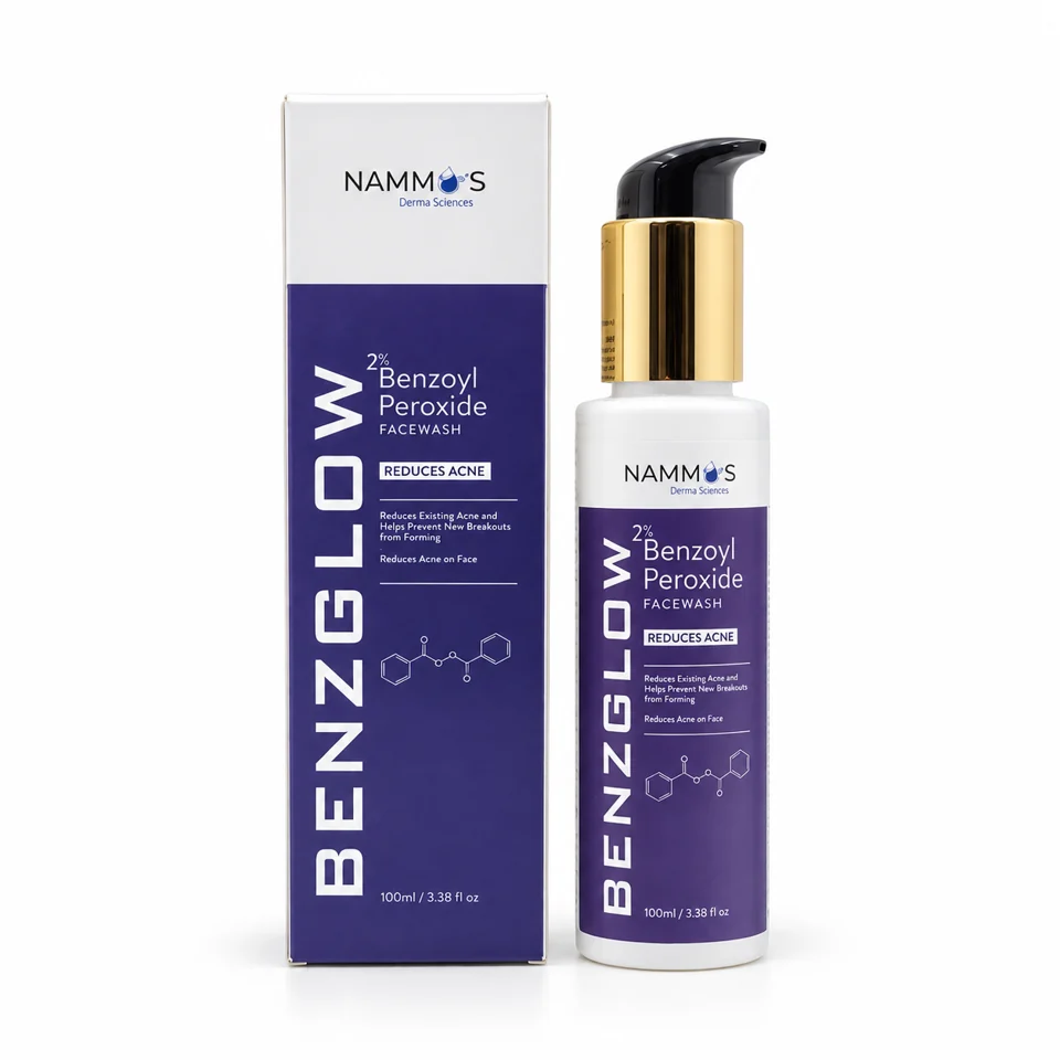 Benzglow Face Wash product and packaging