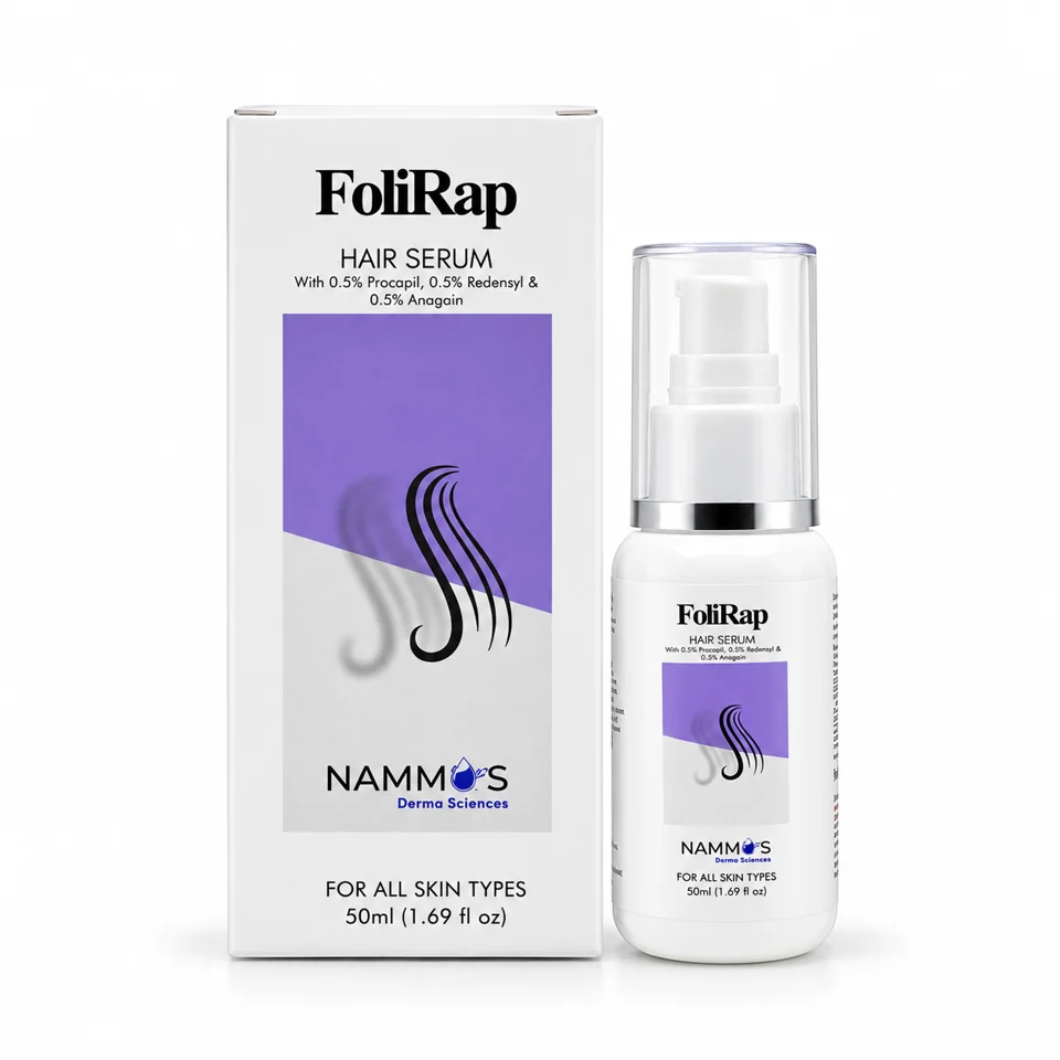 Folirap Hair Fall Serum product and packaging